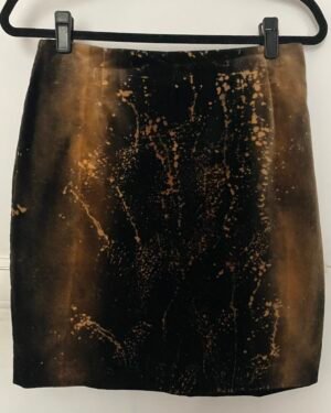 Velvet Skirt / Bleached