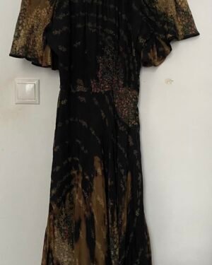 Floral Dress / Handmade & Bleached